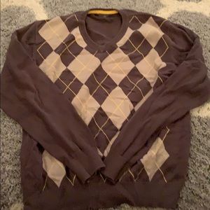 L.O.G.G. Argyle Sweater. Sz Large. H&M